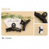 PINZA DE PELO 11CM NEG.12/U PZ31066A DM