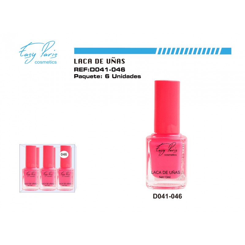 LACA DE UÑAS EASY PARIS 6/U