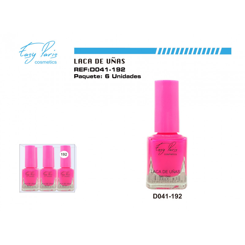 LACA DE UÑAS EASY PARIS 6/U