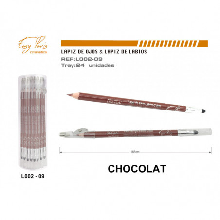 LAPIZ DE LABIOS/CEJAS CHOCOLATE 24/U