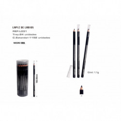 LAPIZ MADERA COLOR NEGRO 24/U