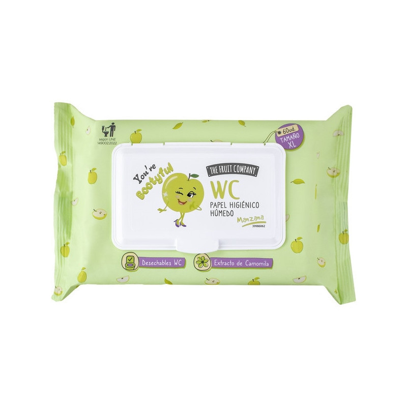 THE FRUIT COMPANY TOALLITAS WC MANZANA