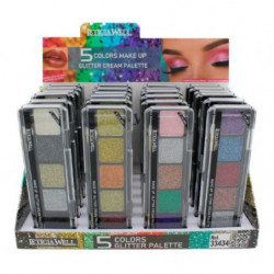 GLITTER CREAM PALETA 5...