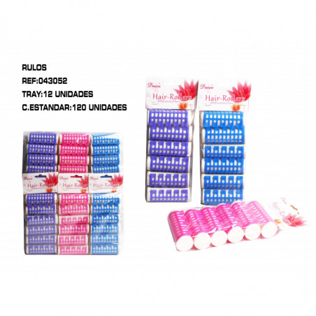 RULOS AGUA CALIENTE 2.5CM 12/U