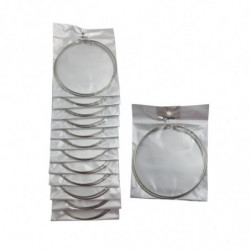 PEND.AROS 9CM ACERO. 12/P NS