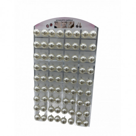 PENDIENTES PERLA 12MM 36/P MONS