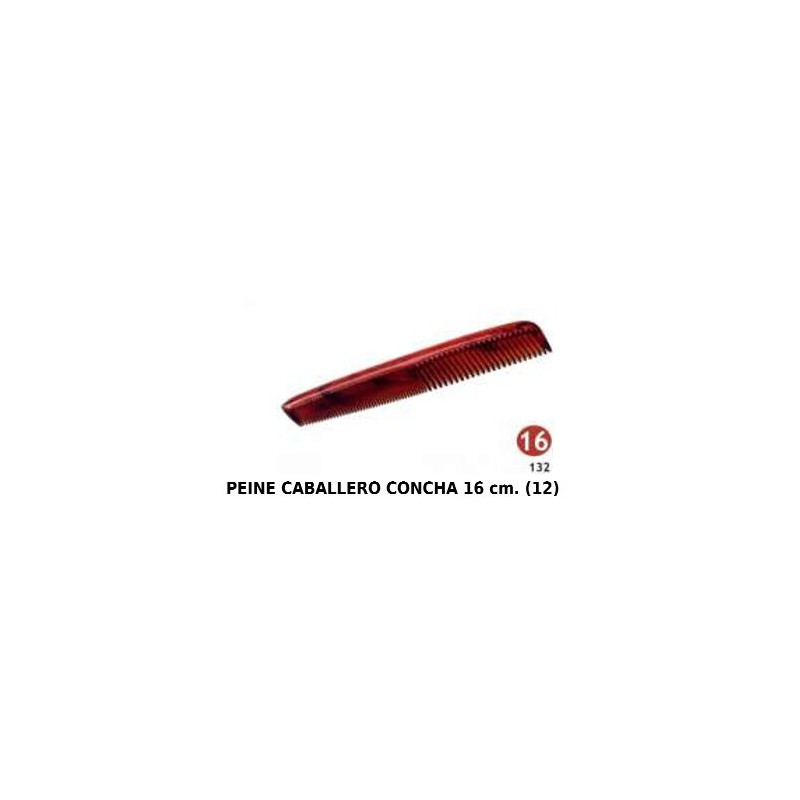 PEINE CABALLERO CONC. 16CM 12/U 132