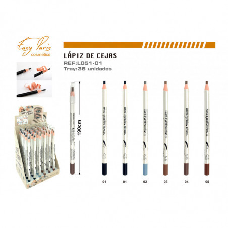 EXP.LAPIZ DE CEJAS AUTOSACAPUNTA 36/U