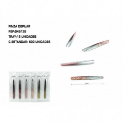 PINZA DEPILAR DECORADO 12/U