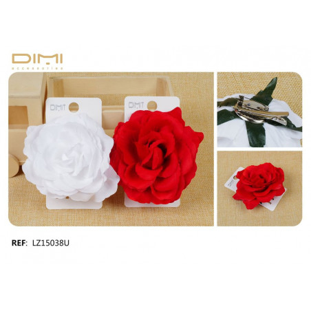 PINZA/BROCHE C/FLOR 12/U LZ15038U