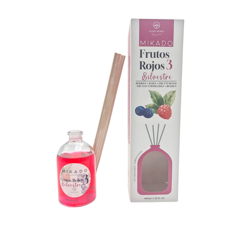STICKS AMBIEN. FRUTOS ROJOS 3 SILVESTRE 100ML