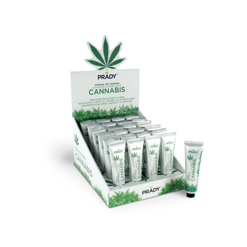 CREMA DE MANOS C/OIL SEMILLAS CANNABIS 24/U PRADY