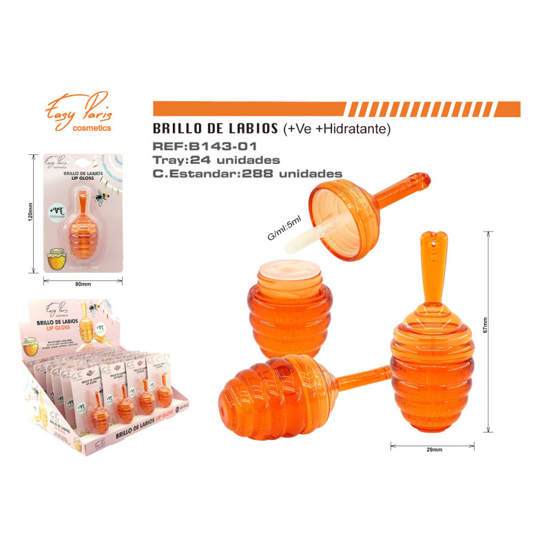 BRILLO DE LABIOS+VE HIDRATA 24/U