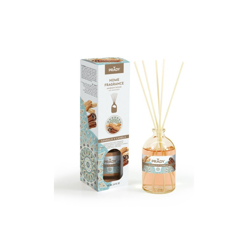 MIKADO AMB. SANDALO Y CANELA 100ML PRADY