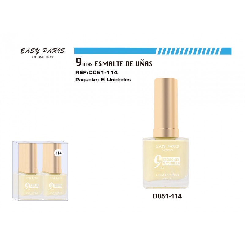 LACA DE UÑAS 9 DIAS 6/U
