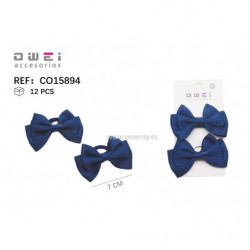 PACK2 GOMAS C/LAZO AZUL 8CM...