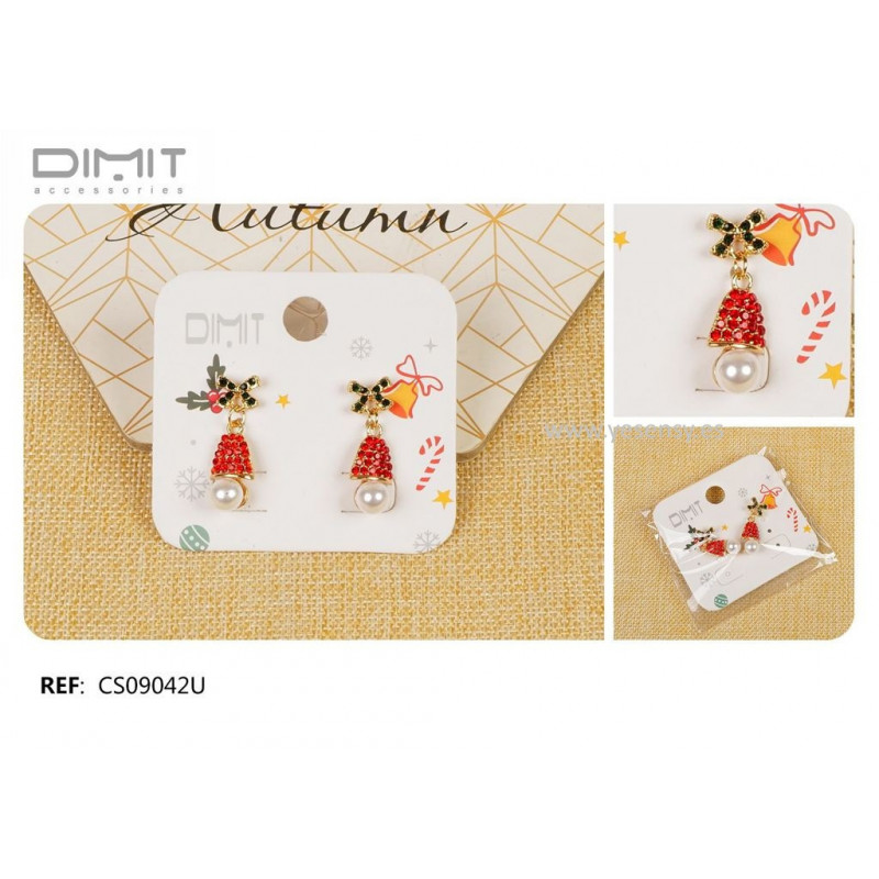 PENDIENTES NAVIDEÑOS 12/P CS09042U
