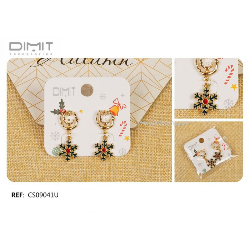 PENDIENTES NAVIDEÑOS 12/P CS09041U