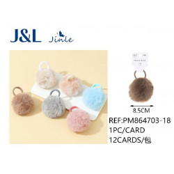 COLETERO POMPOM 8.5CM 12/U...