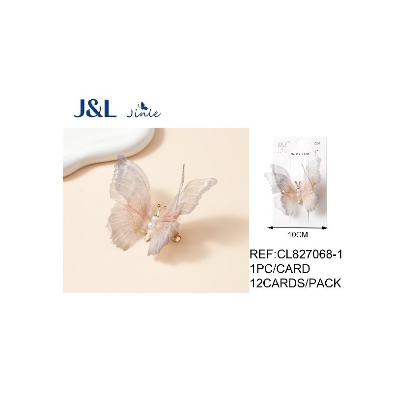 PINZA DE PELO MARIPOSA 12/U CL827068-1