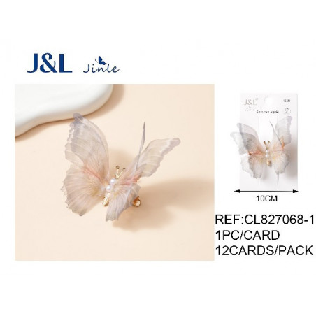 PINZA DE PELO MARIPOSA 12/U CL827068-1