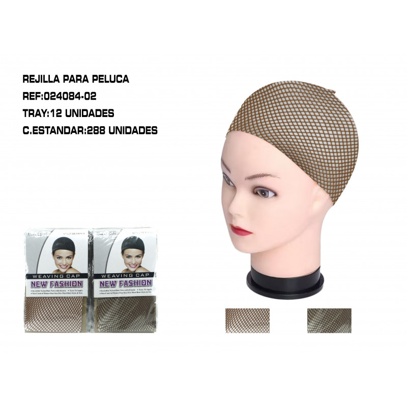 REDECILLA 2 MARRONES CUBRE CABELLO 12/U