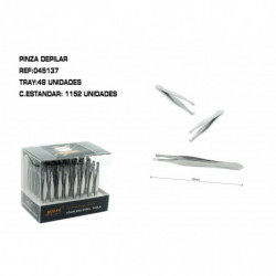 EXP. PINZA DEPILAR PLANA 48/U