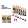 GORRO DE SATEN LISO C/CINTA 12/U