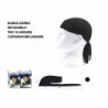DURAGS PARA HOMBRES Y MUJERES NEGRO 12/U