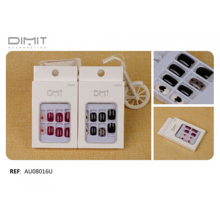 UÑAS POSTIZAS 12/U AU08016U