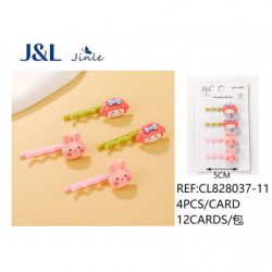 PACK4 HORQUILLAS NIÑAS 5CM...