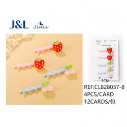 PACK4 HORQUILLAS FRUTAS 5CM...