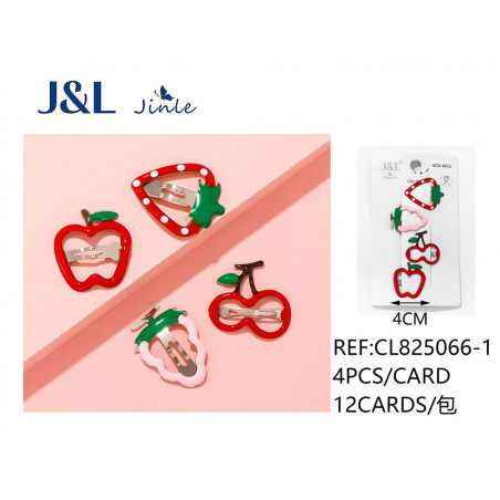 PACK4 RANAS 4CM FRUTAS 12/U CL825066-1