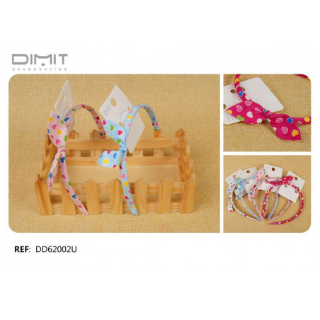 DIADEMA DE NIÑAS C/LAZO 12/U DD62002U