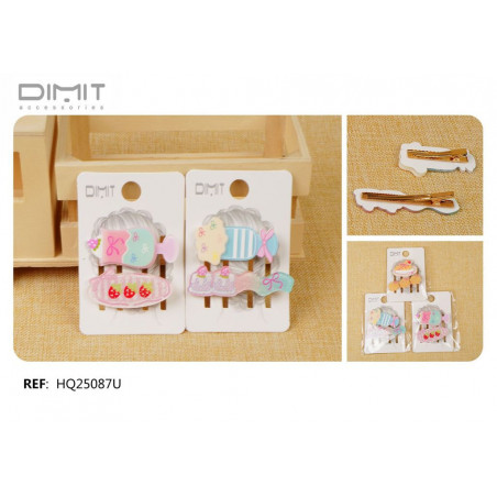 PACK2 PINZAS DE PELO 12/U HQ25087U