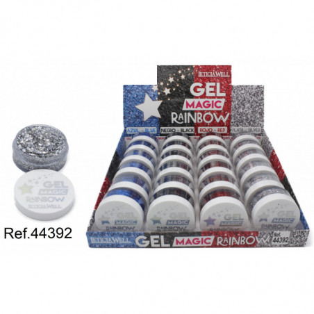 GLITTER GEL MAGIC RAIMBOW 24/U 44392