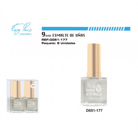 LACA DE UÑAS 9 DIAS 6/U
