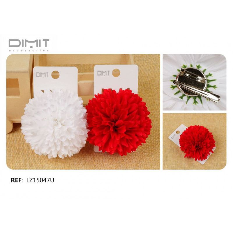 PINZA/BROCHE C/FLOR 12/U LZ15047U