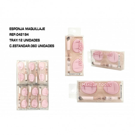 SET BROCHA DE MAQ.C/2 MINI BORLAS 12/U