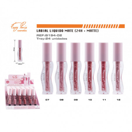 LIQ. LABIAL MATE FIJO 24U