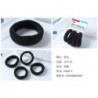 4 GOMAS NEGR.7CM 12/U 63540-3