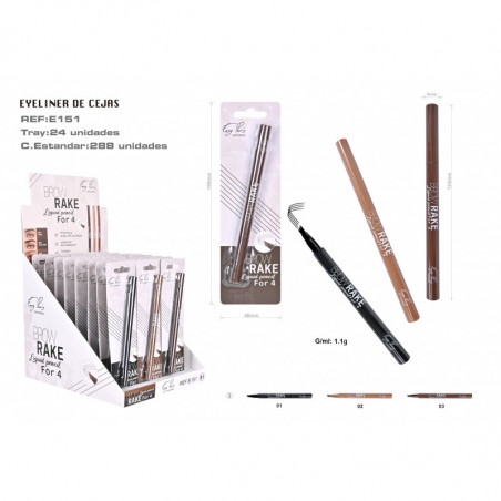 TINTE DE CEJAS 3COLORS 24/U