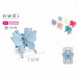 PINZA DE PELO 7.5CM 12/U...