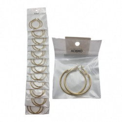 PEND.AROS GOLD 3CM ACERO....