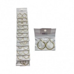 PEND.AROS GOLD 2CM ACERO....