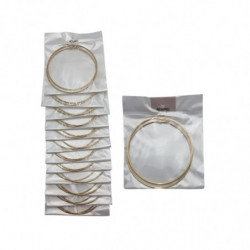PEND.AROS GOLD 8CM ACERO....