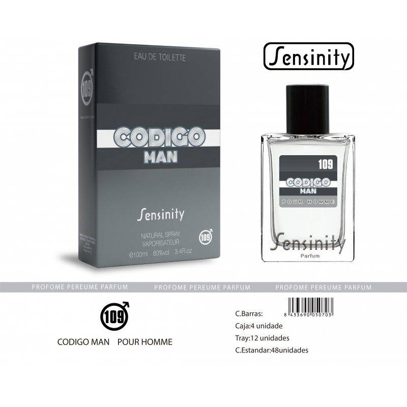 CODIGO MAN POUR HOMME