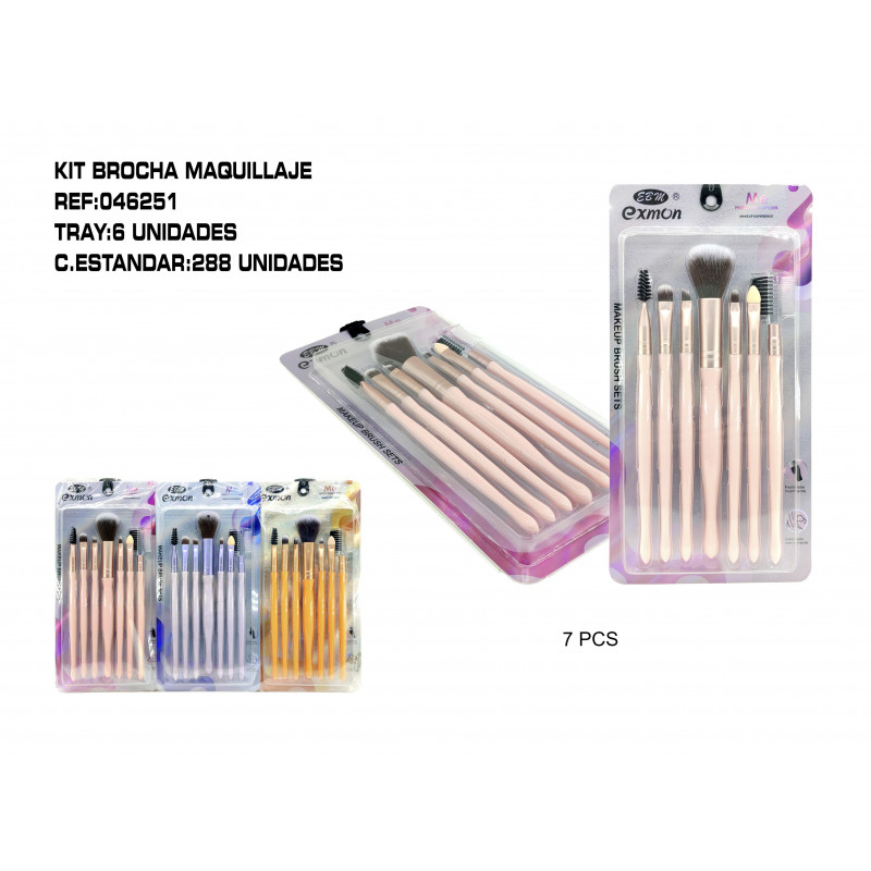 KIT 7 BROCHAS DE MAQ 6/U