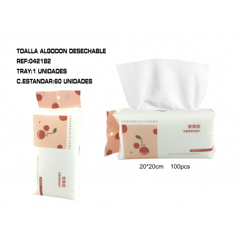 100H TOALLITAS DESECHABLES 20*20CM 60/C