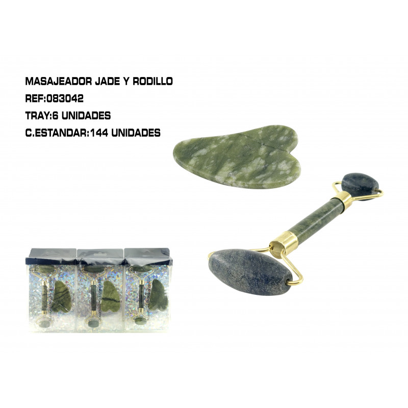 SET 2 PIEDRAS MASAJE FACIAL 6/U